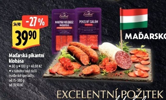 Maďarská klobása pikantní Albert Excellent