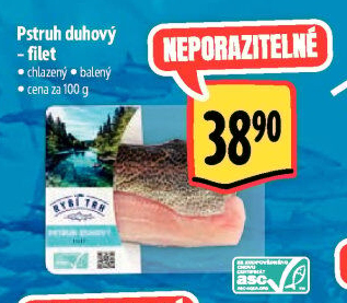Pstruh duhový filet Albert
