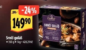 Srnčí guláš Sous vide Albert Excellent