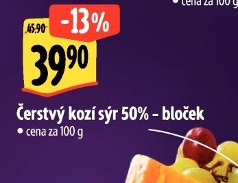 Sýr kozí čerstvý 50 % Albert Excellent