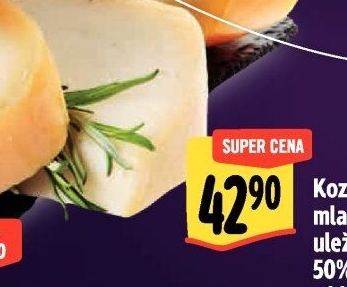 Sýr kozí mladý uleželý 50% Albert Excellent