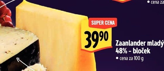 Sýr Zaanlander mladý 48 % Albert Excellent