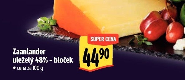 Sýr Zaanlander uleželý 48 % Albert Excellent