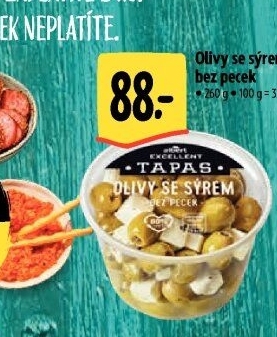 Tapas Olivy se sýrem Albert Excellent