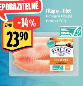 Tilápie nilská filety Albert