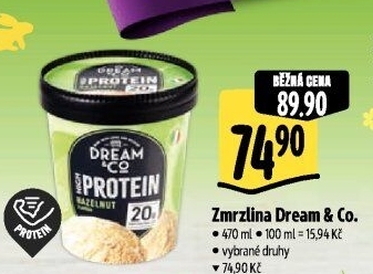 Zmrzlina v kelímku proteinová Dream &amp