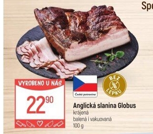 Anglická slanina Globus