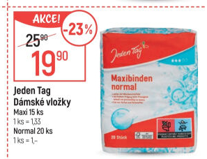 Dámské vložky Jeden Tag