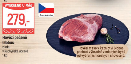 Hovězí pečeně z krku Globus