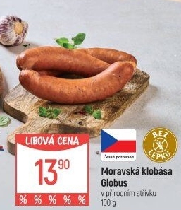 Moravská klobása Globus