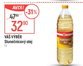 Olej slunečnicový Váš Výběr