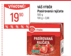 Pasírovaná rajčata Váš Výběr
