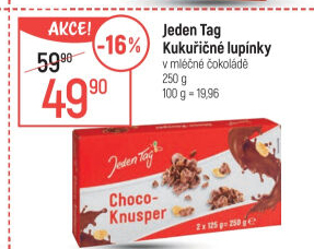 Kukuřičné lupínky Jeden Tag