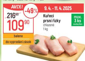 Kuřecí prsní řízky