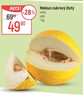 Meloun cukrový žlutý