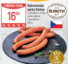 Párky debrecínské Globus
