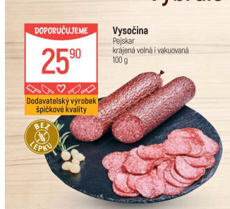 Salám Vysočina Pejskar