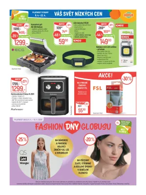 akční leták Globus 9.4.2025-15.4.2025