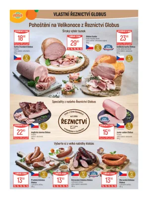 akční leták Globus 9.4.2025-15.4.2025