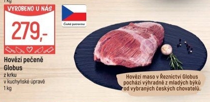 Hovězí pečeně z krku Globus