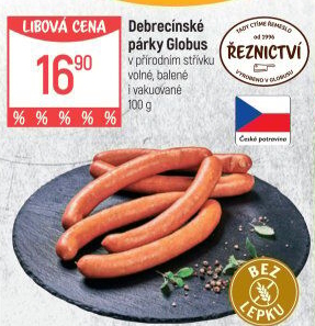 Párky debrecínské Globus