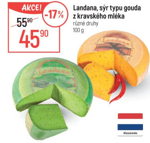 Sýr Gouda kravský Landana