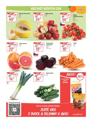 akční leták Globus 9.4.2025-15.4.2025