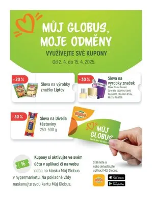 akční leták Globus 9.4.2025-15.4.2025