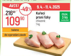 Kuřecí prsní řízky