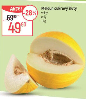 Meloun cukrový žlutý