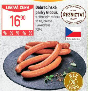 Párky debrecínské Globus