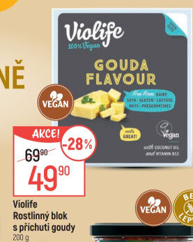 Veganský sýr Gouda Violife