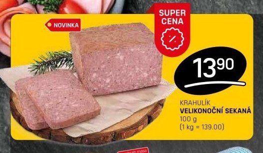 KRAHULÍK VELIKONOČNÍ SEKANÁ