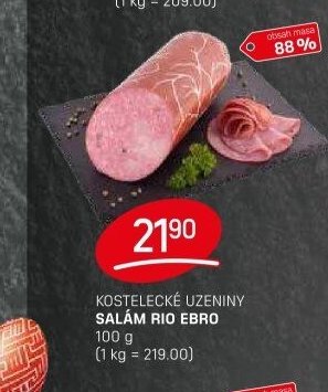 KOSTELECKÉ UZENINY SALÁM RIO EBRO
