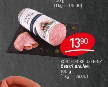 KOSTELECKÉ UZENINY ČESKÝ SALÁM