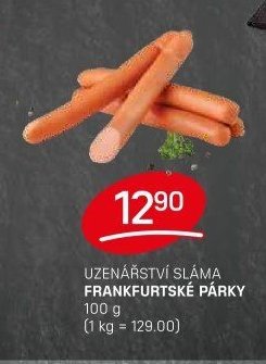 UZENÁŘSTVÍ SLÁMA FRANKFURTSKÉ PÁRKY
