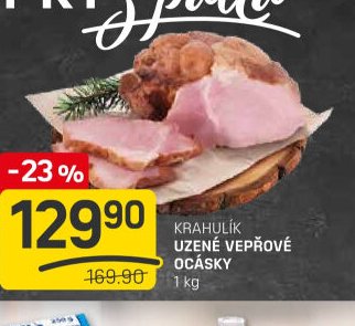 KRAHULÍK UZENÉ VEPŘOVÉ OCÁSKY 1 kg