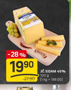 JČ EIDAM 45% 100 g