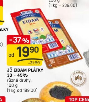 JČ EIDAM PLÁTKY 100 g