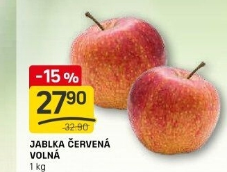 Jablka červená