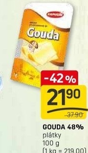 Sýr Gouda 48% Kapucín