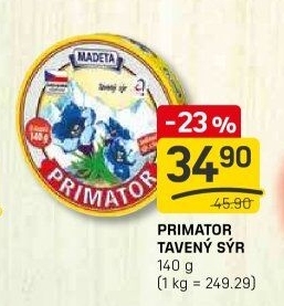 Sýr tavený Primátor Madeta