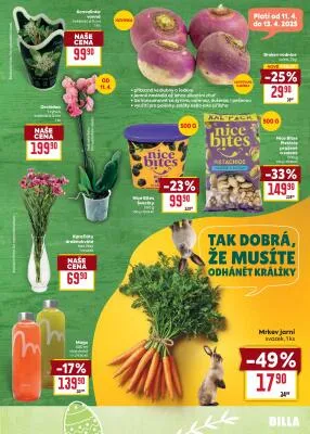 akční leták BILLA 9.4.2025-15.4.2025