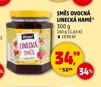 Směs ovocná Linecká Hamé