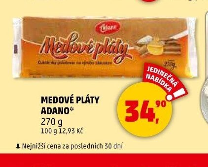 Medové pláty Adano