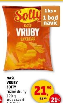 Brambůrky Naše Vruby Solty