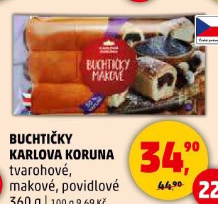 České buchtičky Karlova Koruna