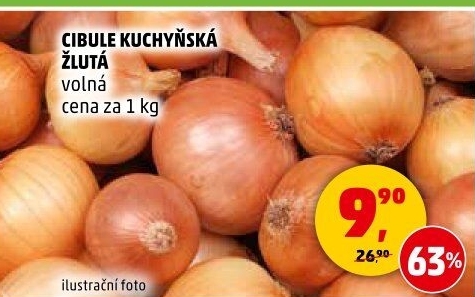 Cibule kuchyňská žlutá