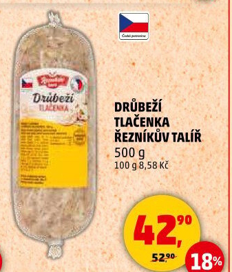 Drůbeží tlačenka Řezníkův talíř