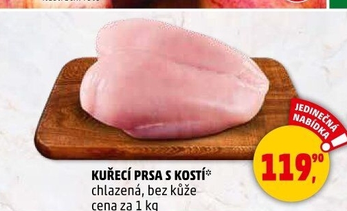 Kuřecí prsa s kostí